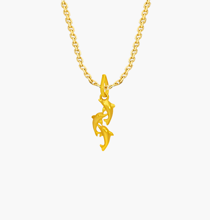 The Lively Dolphins Pendant